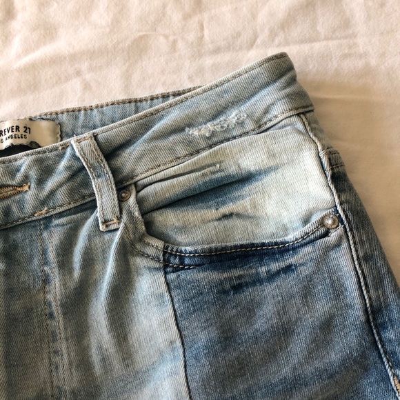 Two tone denim skinny jeans - Picture 5 of 6